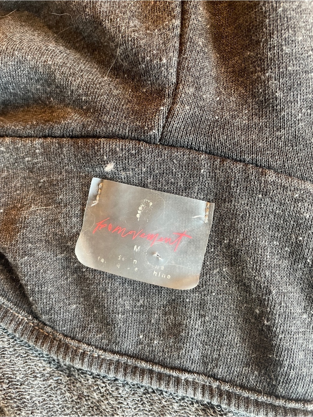 FP Movement by Free People Cropped Gray Zip Hoodie - Picture 2 of 4